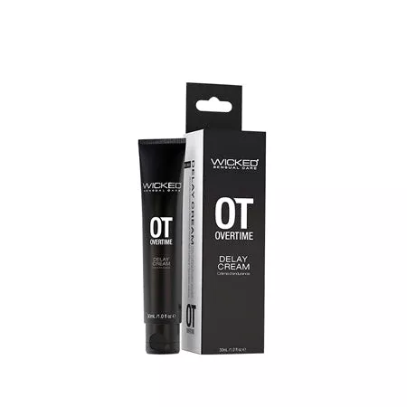 Wicked OverTime Delay Cream for Men - 5% Benzocaine to Help Reduce Hyper-Sensitivity