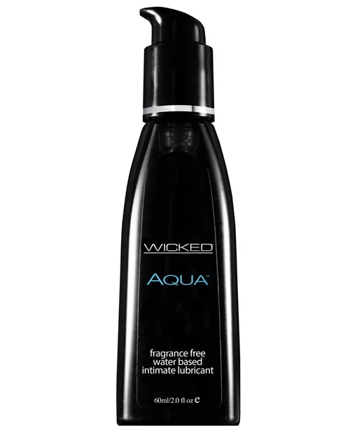 Wicked Sensual Care Aqua Water Based Lubricant 2 oz