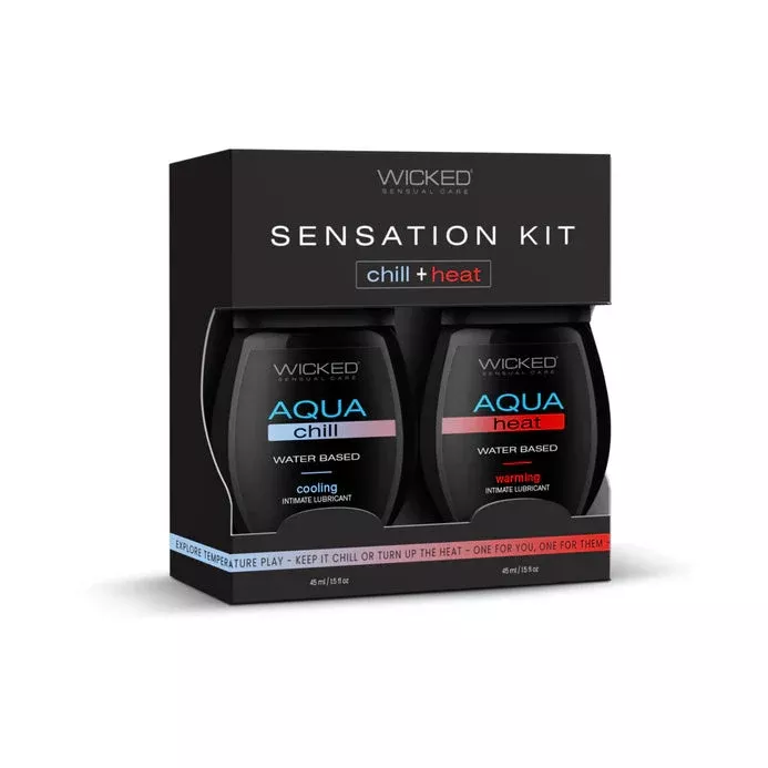 Wicked Sensual Care Sensation Kit Cooling and Warming Intimate Lubricants