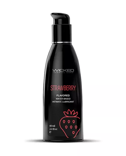 Wicked Sensual Care Water Based Lubricant - 2 oz Strawberry