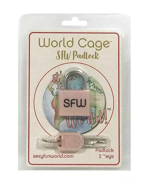 World Cage SFW Padlock & 2 Keys