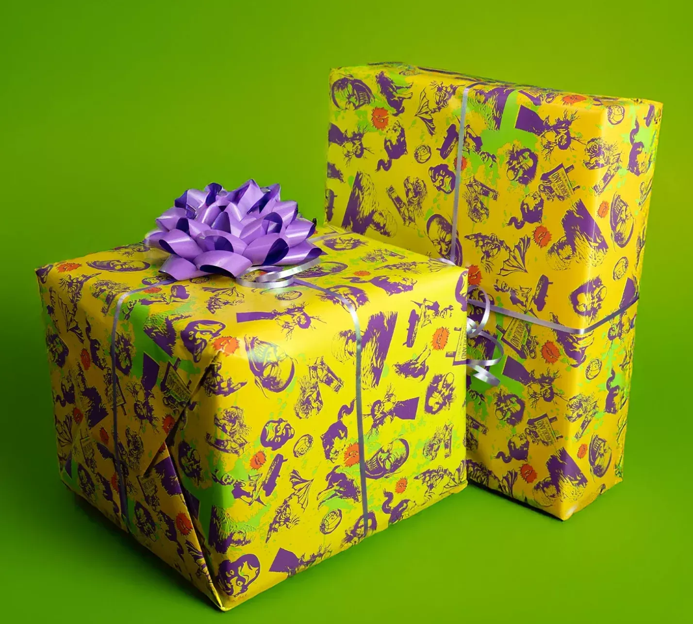Wrapped in Terror Goosebumps Splatter Wrapping Paper