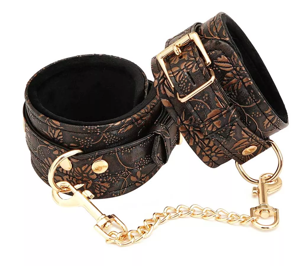 Wrist Restraints Floral Print - SPARTACUS