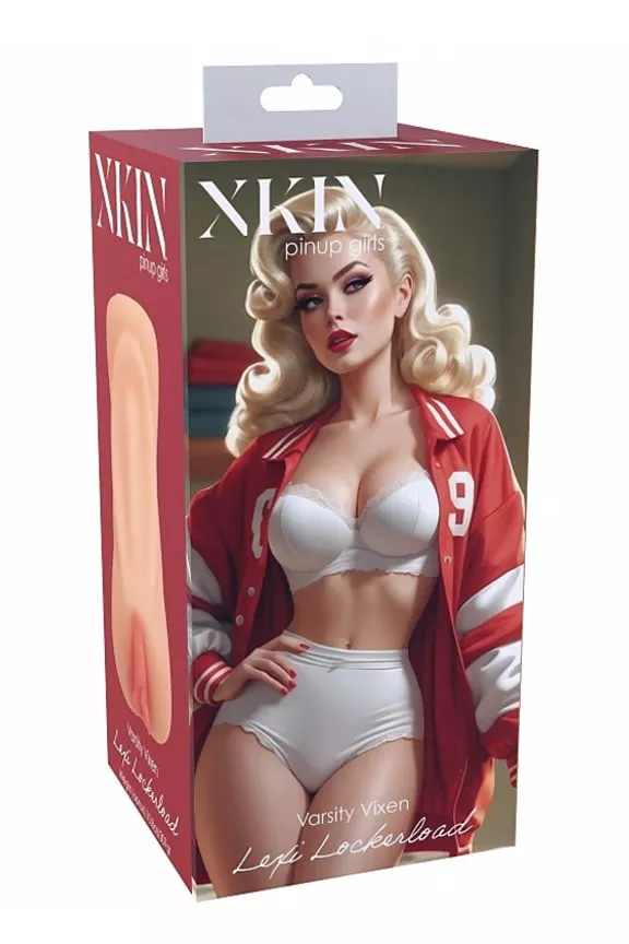 Xkin Pinup Girls Lexi Lockerload Stroker Beige