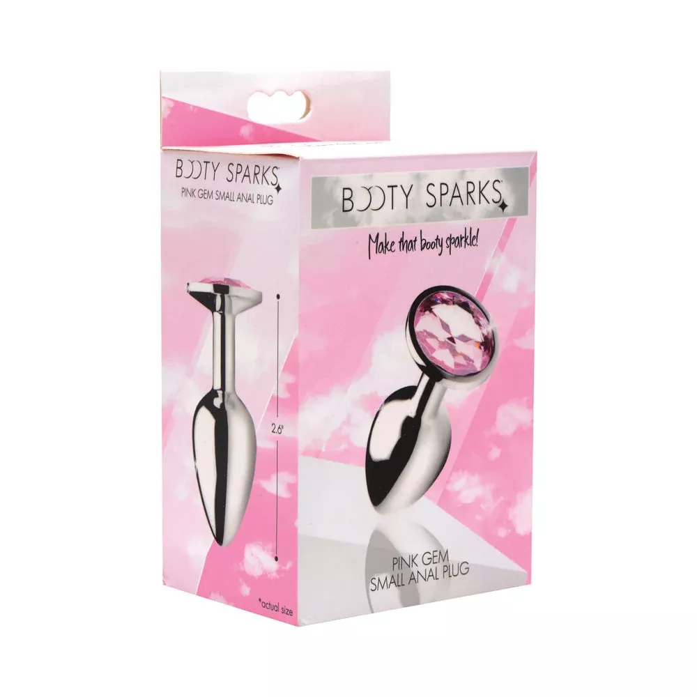 XR Brands Booty Sparks Pink Gem Anal Plug