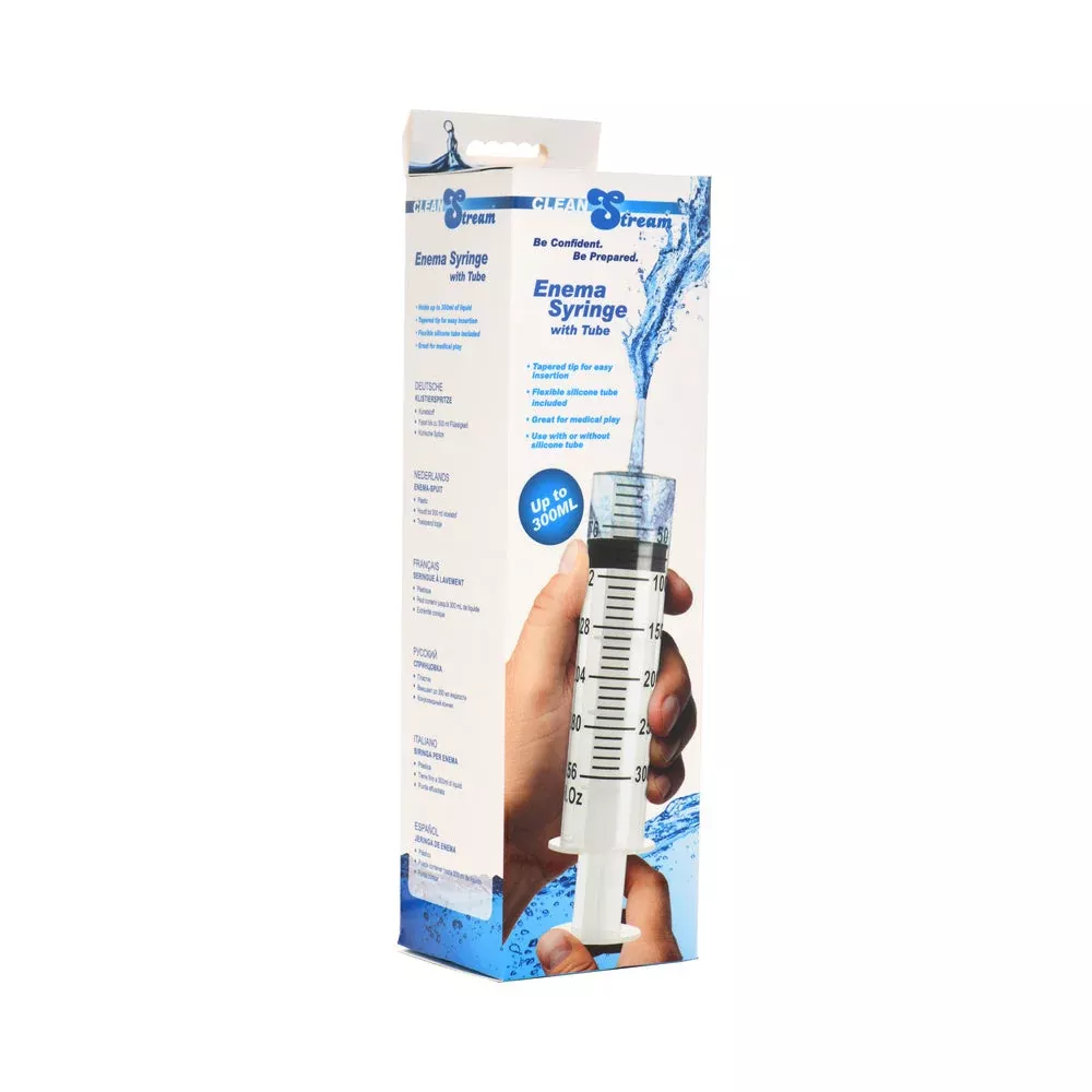 XR Brands CleanStream 300ml Syringe with Tube