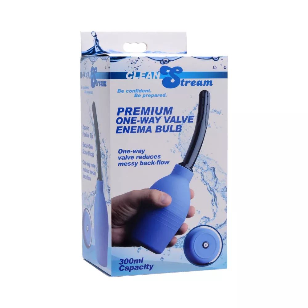 XR Brands CleanStream Premium One-Way Valve Enema Bulb
