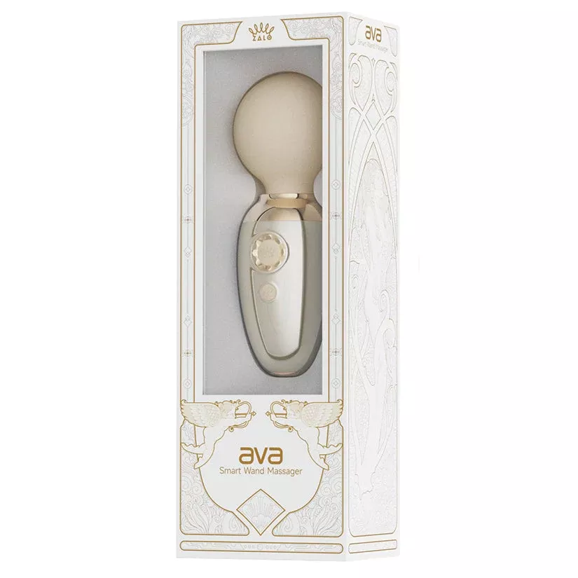 ZALO AVA Smart Wand Massager - 8 Vibration Modes, Heating Function, Waterproof & Wireless