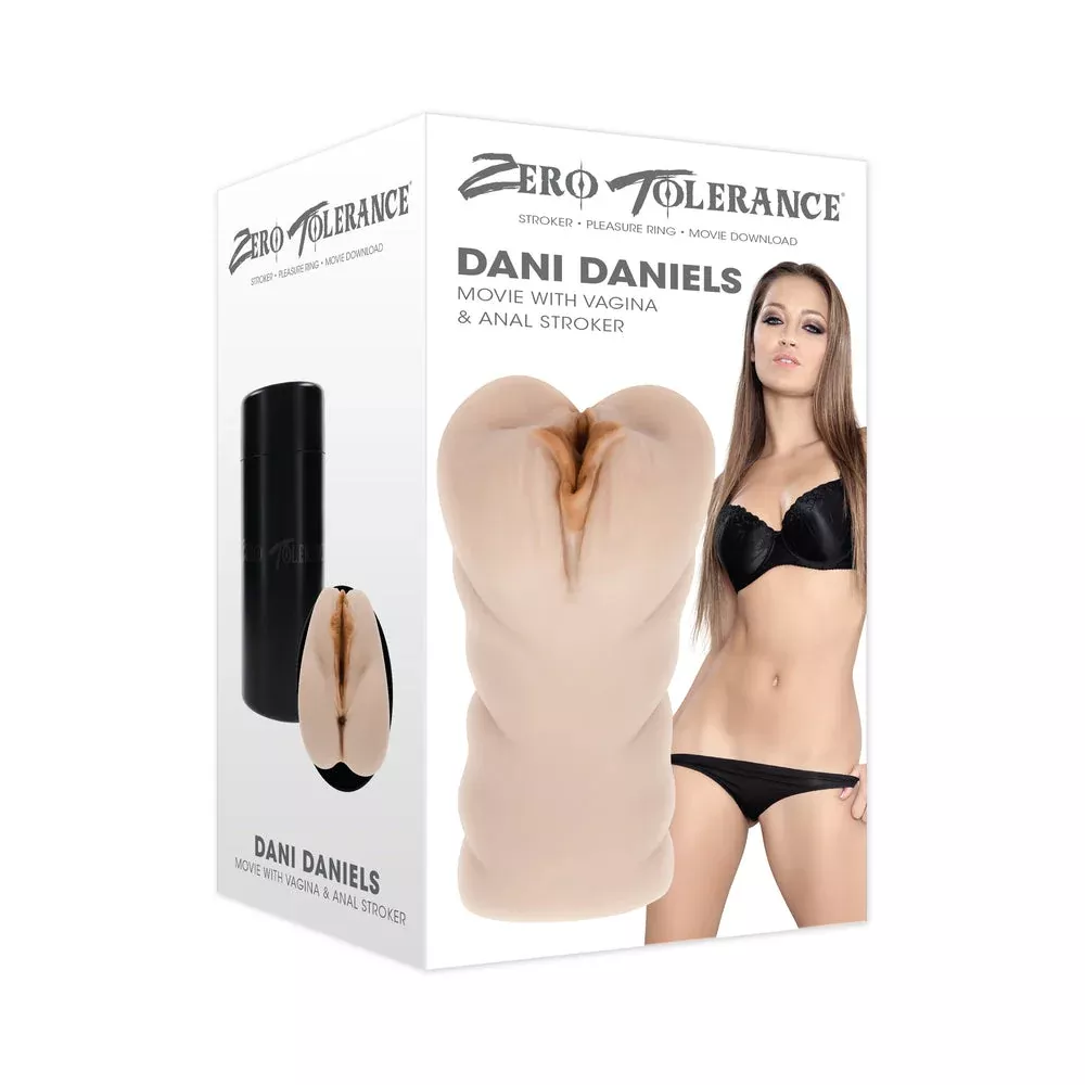 Zero Tolerance Dani Daniels Dual-Entry Vagina & Anal Stroker - Light