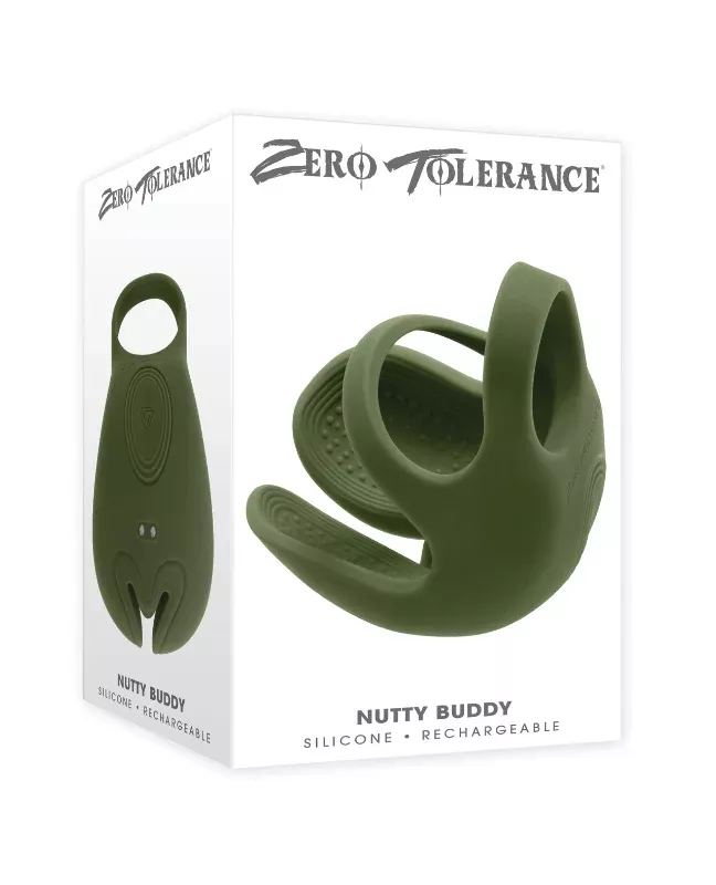 Zero Tolerance Nutty Buddy Ball Rocker Cock Ring Green