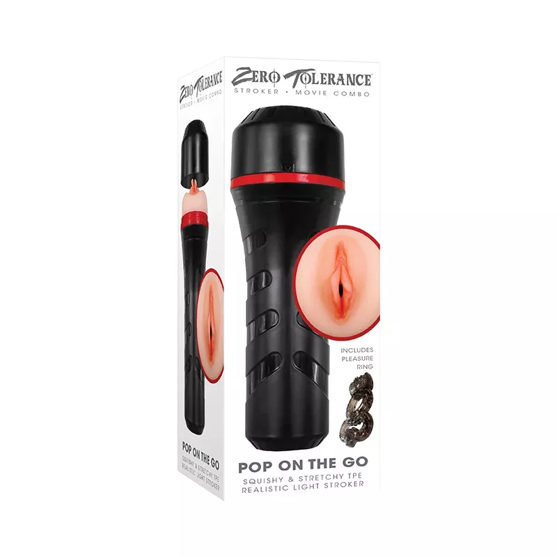 Zero Tolerance Pop On The Go Realistic Vagina Stroker Beige