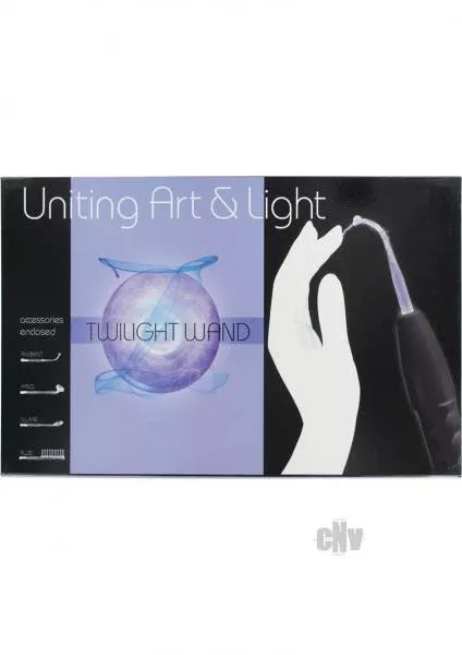 Zeus Twilight Wand - 4 Interchangeable Glass Attachments for Sensational Light & Stimulation