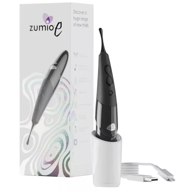 Zumio-E High-Frequency Rotating Clitoral Stimulator with Ultra-Fine SpiroTip and 8 Speed Settings